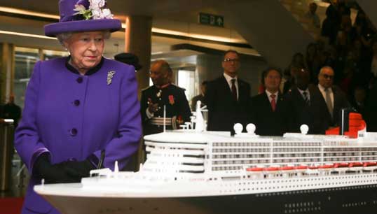 Image:Her Majesty Queen Elizabeth II was Master of the Merchant Navy and Fishing Fleets. Image: Maritime UK