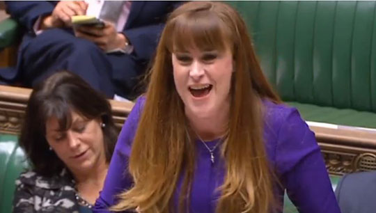 Image:Tolhurst: UK Shipping Minister in the House of Commons February 2019. Image YouTube