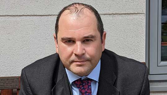 Image:Andrew Jones, the new director of welfare and care for the Nautilus Welfare Fund. Image: Nautilus International
