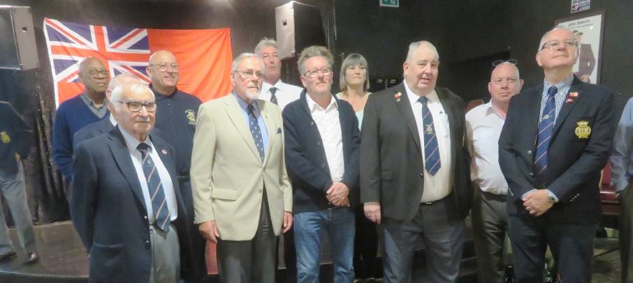 Image:John Norris (centre) with representatives of all the Northeast Coast Associations