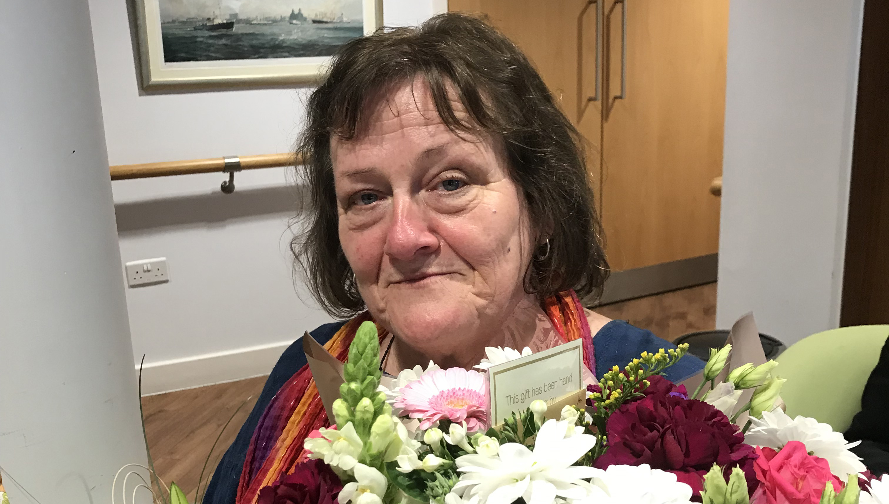 Image:Retired caseworker Cathy Wilson who supported retired seafarers and their dependants in the Nautilus Mariners' Park Estate and the Merseyside area.