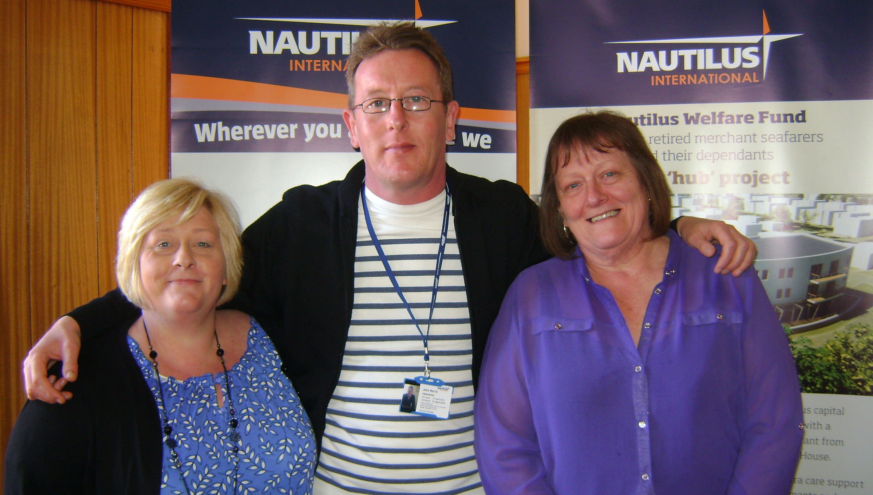 Image:More than 300 former seafarers were supported by the  Nautilus caseworker service in 2017.