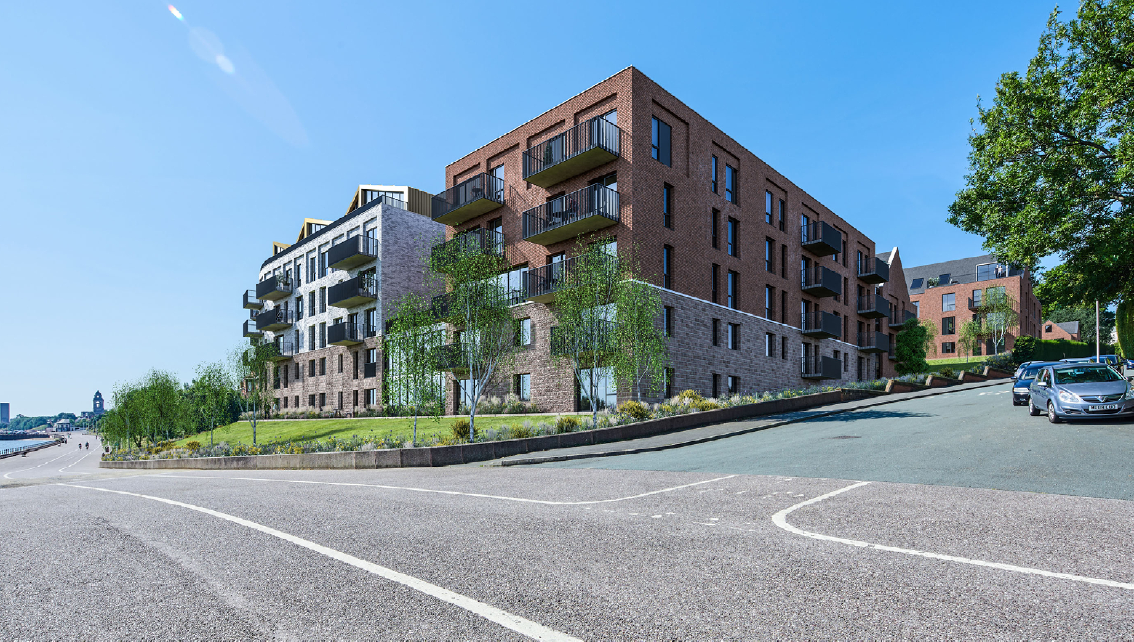 Image:Space Plus architect's Andrew Gibson House vision for 'Block B' - the planned 26 apartments which will be for the use of the Nautilus Welfare Fund charity beneficiaries.