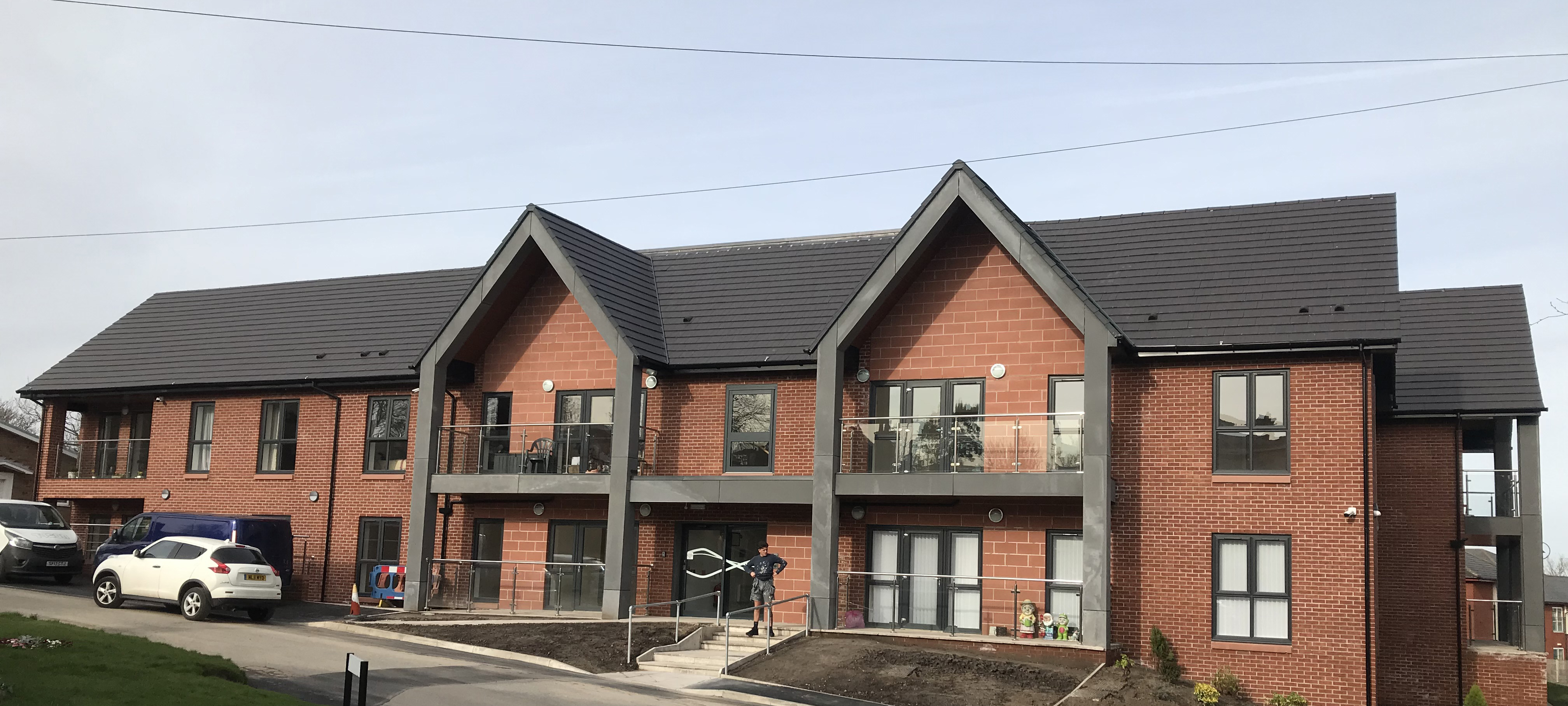 Image:The new 12-apartment residential block for former seafarers and their dependants at Nautilus Mariners' Park is finished off in preparation for the May 2019 formal opening.