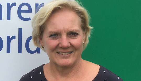 Image:Marianne Kloosterboer, president of the Nederlandse Zeevarendencentrale 