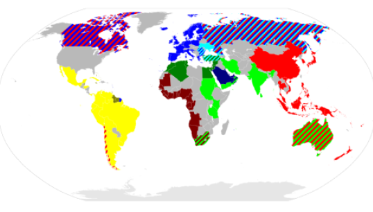 Image:A diagram of nations participating in Port State Control agreements. Paris MoU signatories are highlighted in dark blue. Image: Kristofferjay