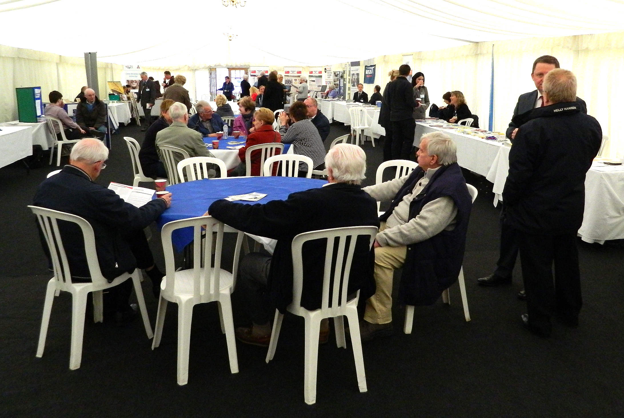 Image:A Nautilus retirement planning event at Mariners' Park Estate in Wallasey.