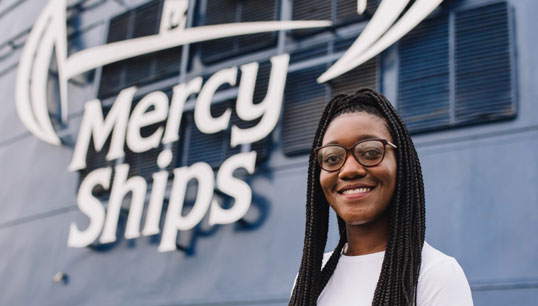 Image:Ropa Rusere, Mercy Ships UK volunteer recruitment manager. Image: WSM