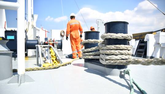 Image:Thirsty work: 'The limited availability of drinking water on our ship raises concerns about the welfare of the crew and the reasons behind this restriction'. Image: Danny Cornelissen