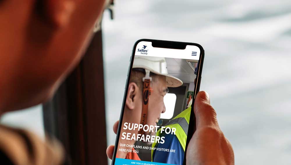 Image:The Sailors' Society has launched a suite of practical resources including advice, contacts and podcasts to help seafarers during the coronavirus crisis. Image: Sailors's Society