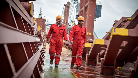 Image:A Wellness at Sea awareness programme has been offered to shipping companies. Image: Sailors' Society