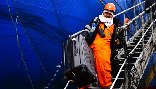 Image:Seafarers: still time to have your say on your experience of shore leave in the ITF Seafarers' Trust survey. Image: Danny Cornelissen