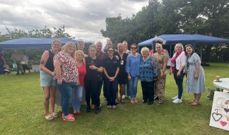 Image:Remains of the day: the Nautilus Mariners' Park Summer Fayre organising team.