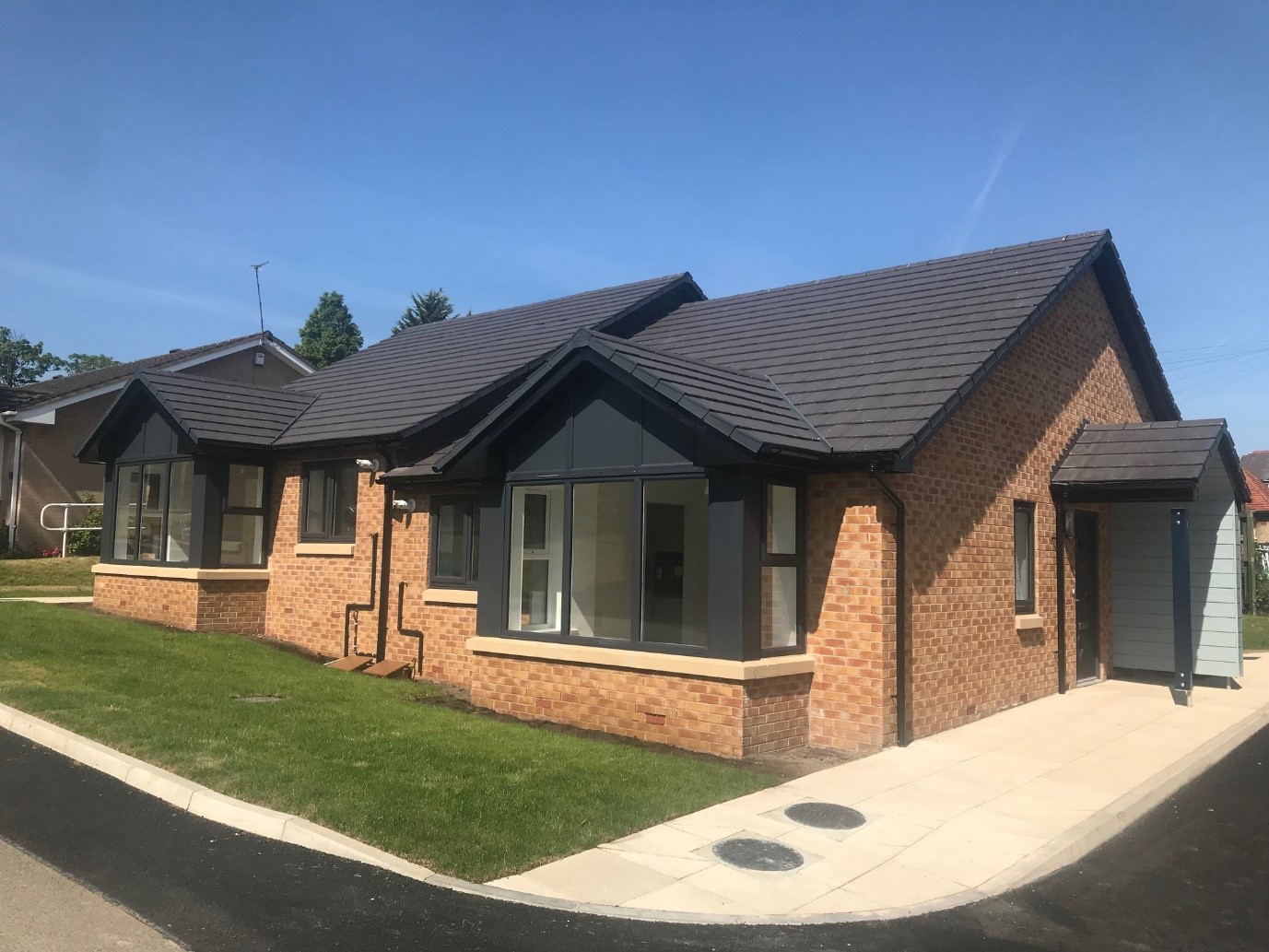 Image:Each 'veteran' mariners' bungalow comprises a lounge, fitted kitchen, fully tiled wetroom, and a garden.