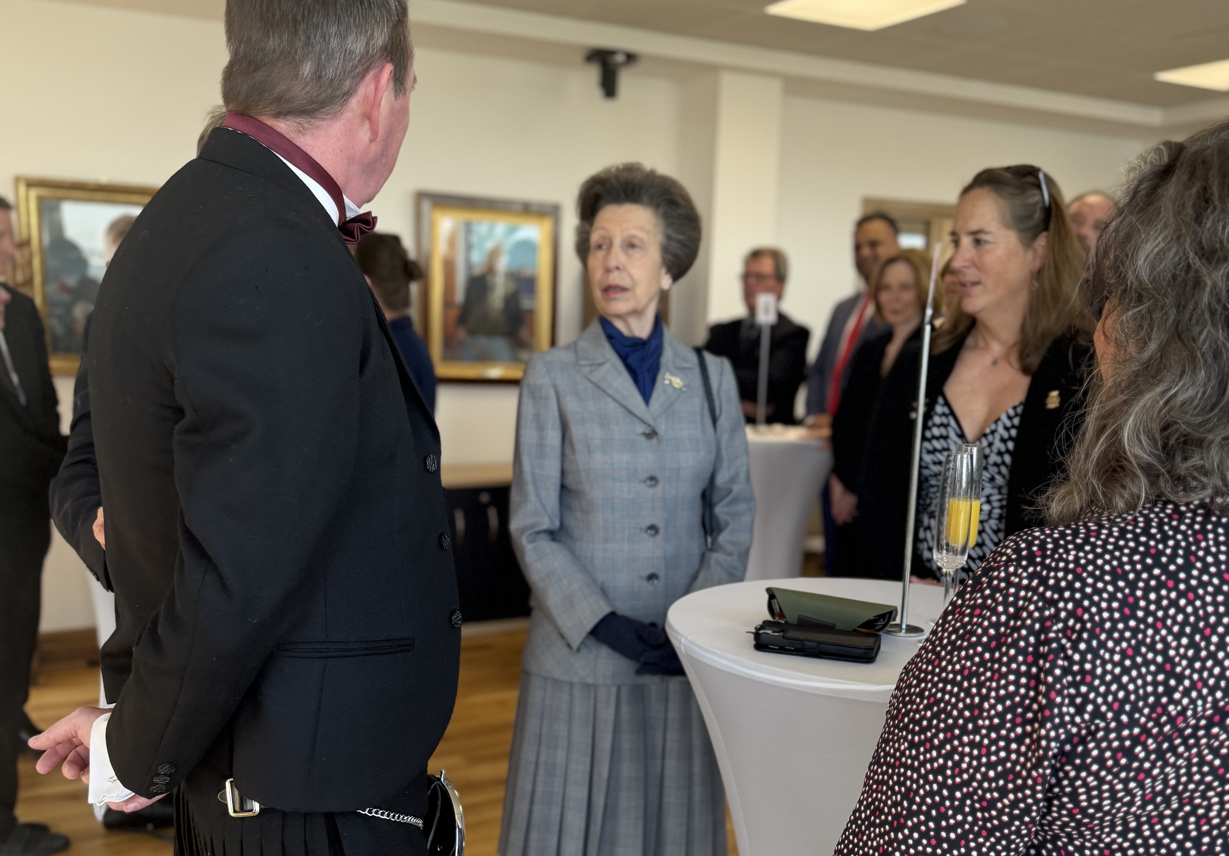 Image:HRH, The Princess Royal at Mariners' Park for the opening of Nautilus House. Image: Nautilus International